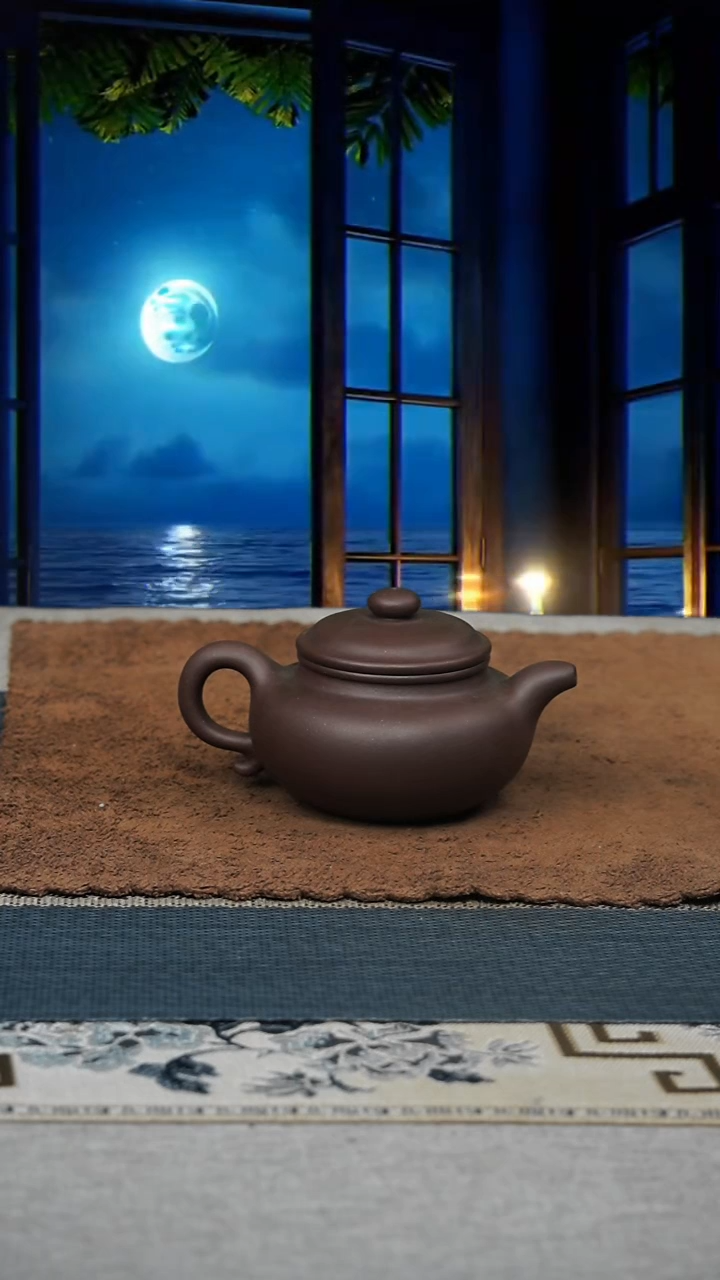 茶杯紫砂底槽清仿古180C微瑕