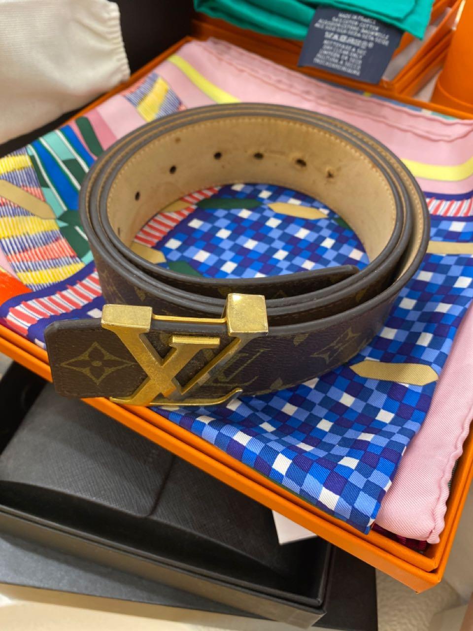 95新 LouisVuitton/路易威登 蔚蓝/腰带/110cm/95Z991V
