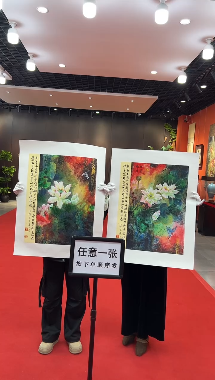 【闪购商品】国画道一老师亲笔绘画作品B27