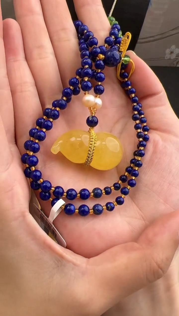 【闪购商品】琥珀裸石未镶嵌10116040-套链