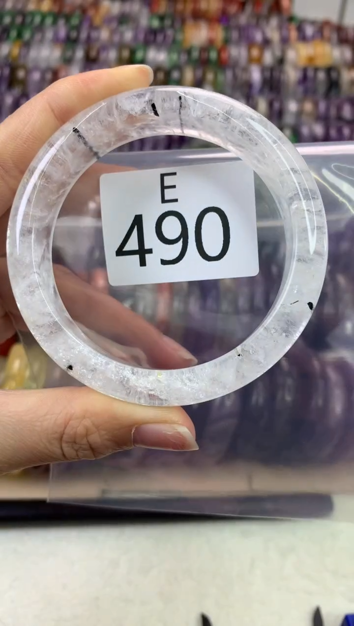 【闪购商品】水晶水晶手镯E未镶嵌490-58