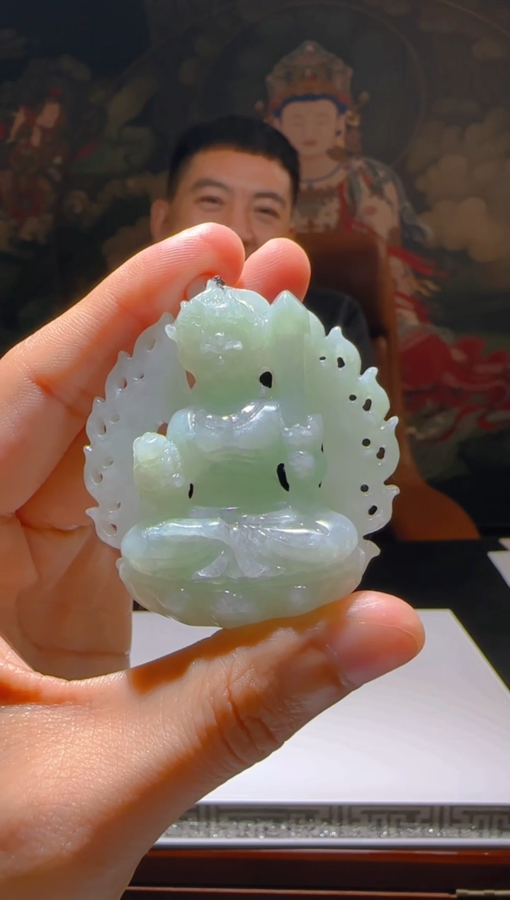 【闪购商品】定制翡翠未镶嵌L-@@QJSX310047