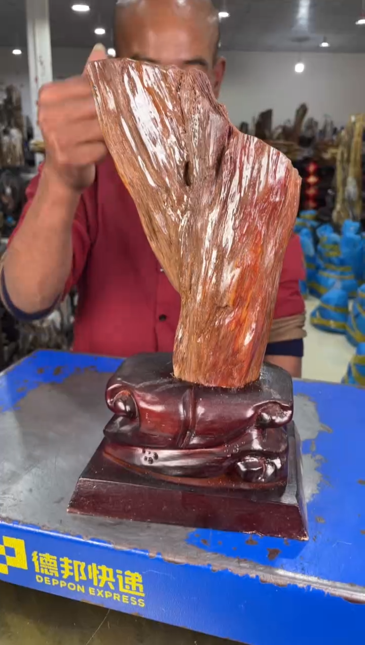 【闪购商品】硅化玉摆件未镶嵌48