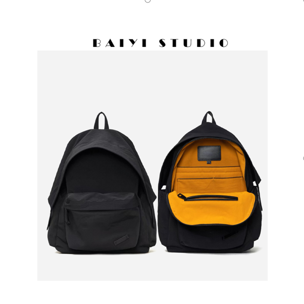 BY.15寸帽檐双肩包旅行防水书包休闲轻便大容量旅行背包电脑包