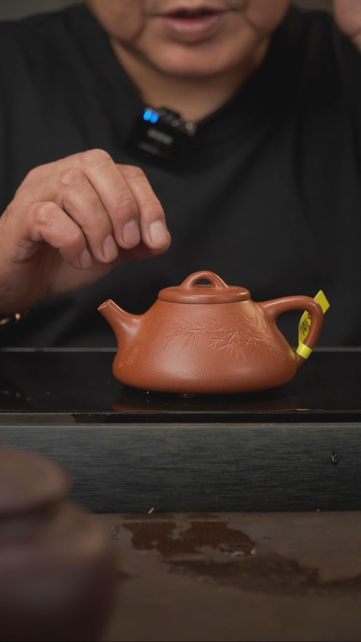 茶壶紫砂03，子冶石瓢，降坡泥，220cc