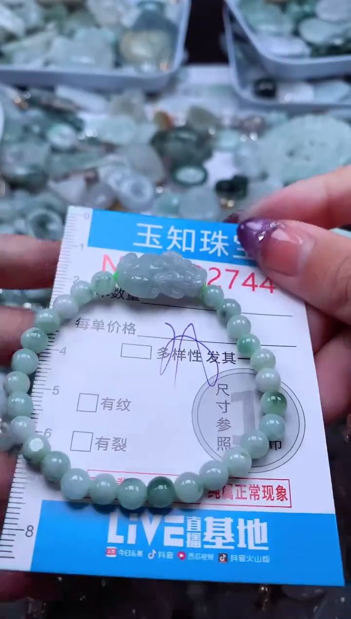 翡翠未镶嵌吊坠(不含链)2744