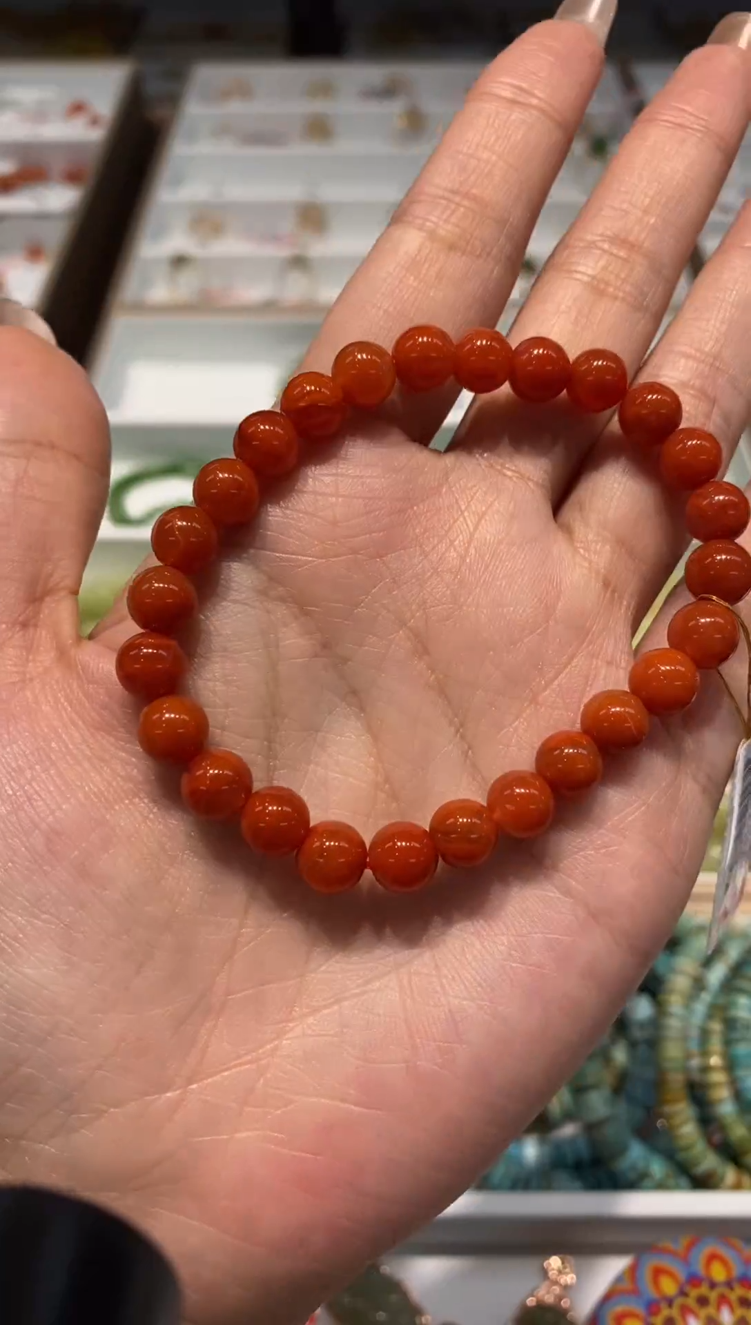 【闪购商品】南红玛瑙手串未镶嵌手串7+