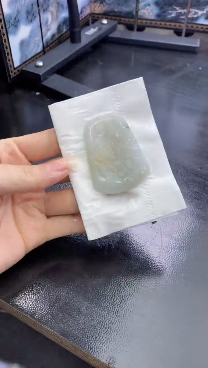 【闪购商品】定制翡翠未镶嵌牌子+QZG241120-15   15