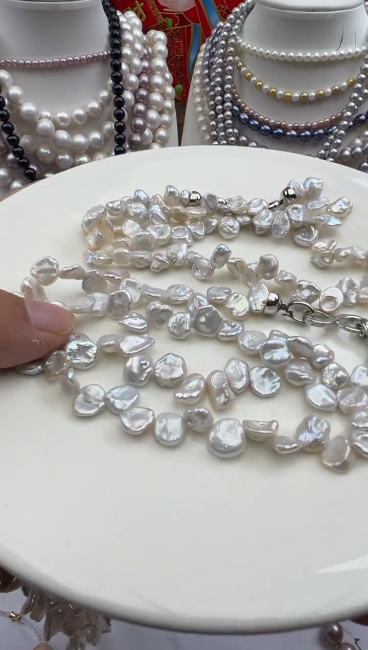 淡水珍珠未镶嵌颈饰1