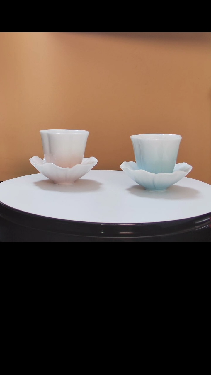 【闪购商品】对杯花语情侣对杯礼盒装