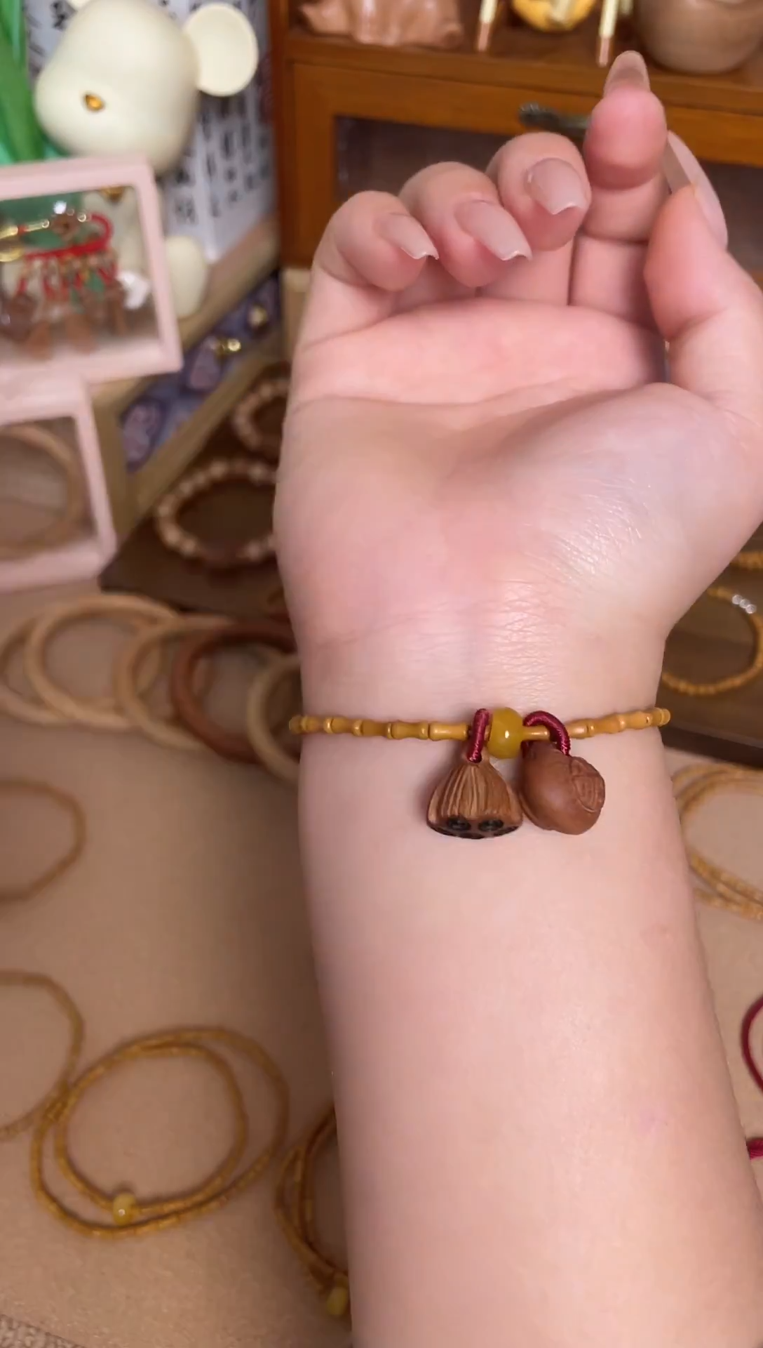 竹节福运连连加黄跑环一物一拍