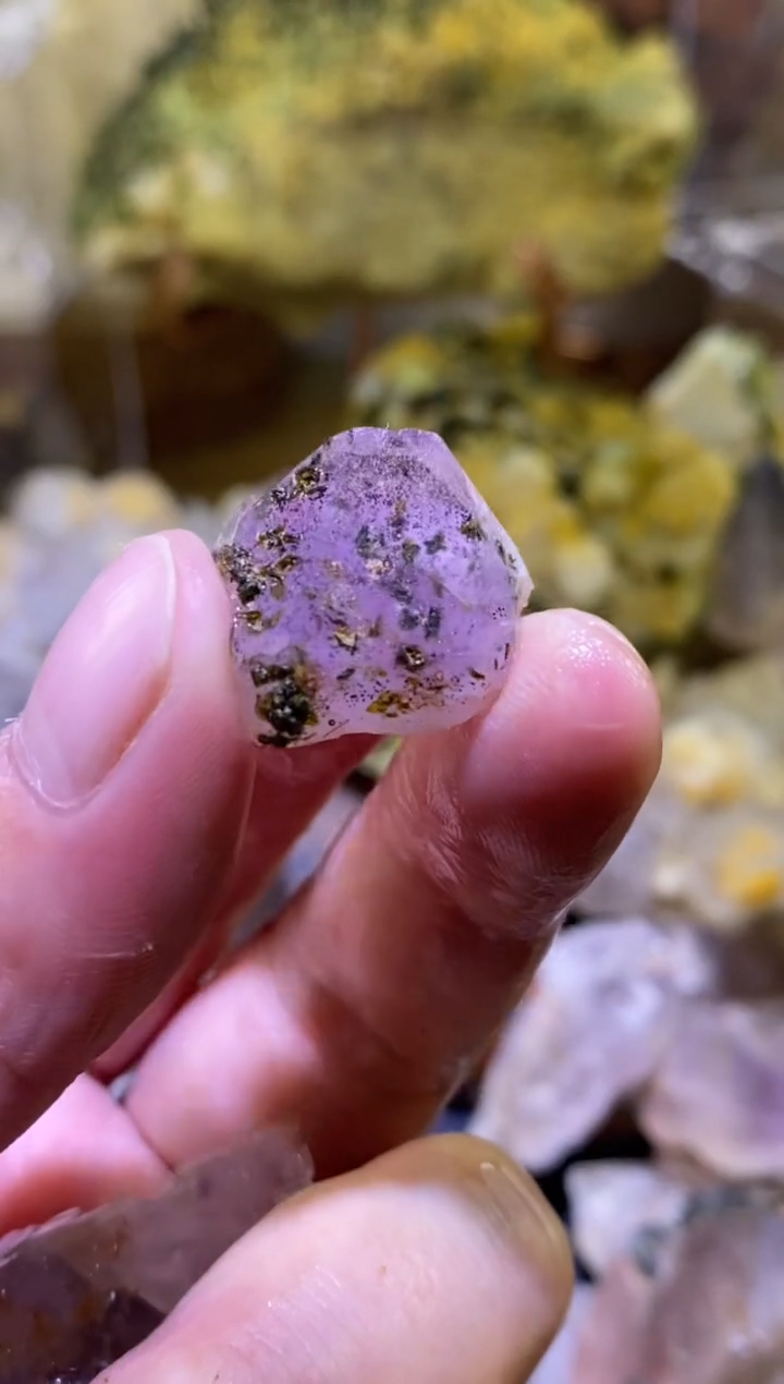 未镶嵌珠宝半成品水晶66号四川超七花园水晶