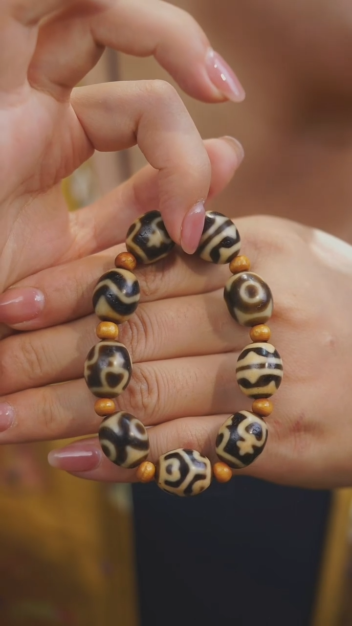 玛瑙/玉髓手串未镶嵌多样性发其一