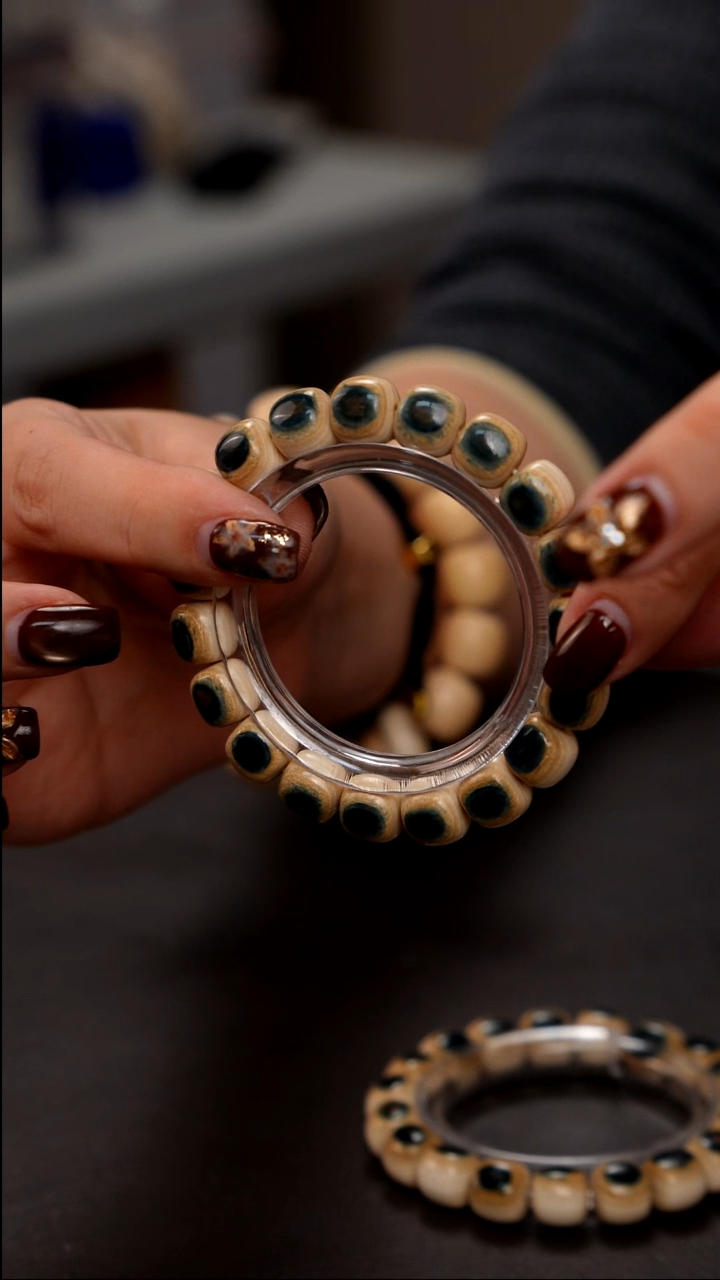 手串/手链/手镯猛犸象牙11*10规格精品蓝眼