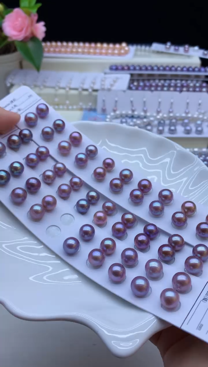 【闪购商品】淡水珍珠耳饰未镶嵌淡水珍珠耳饰多样性发其一