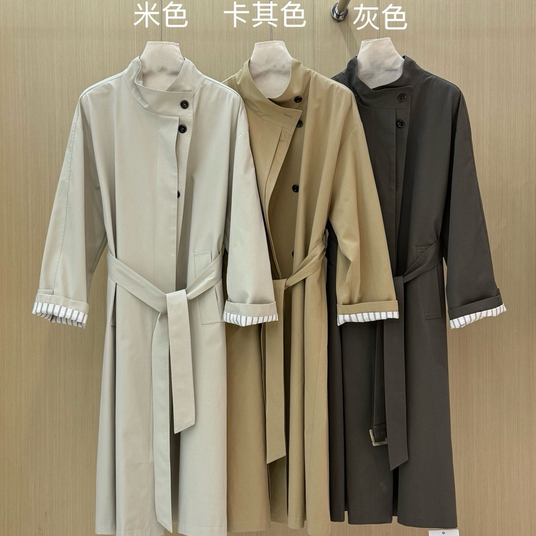 【大牛专属】简约百搭高级感长款风衣25084697 CA-QQ380-7020