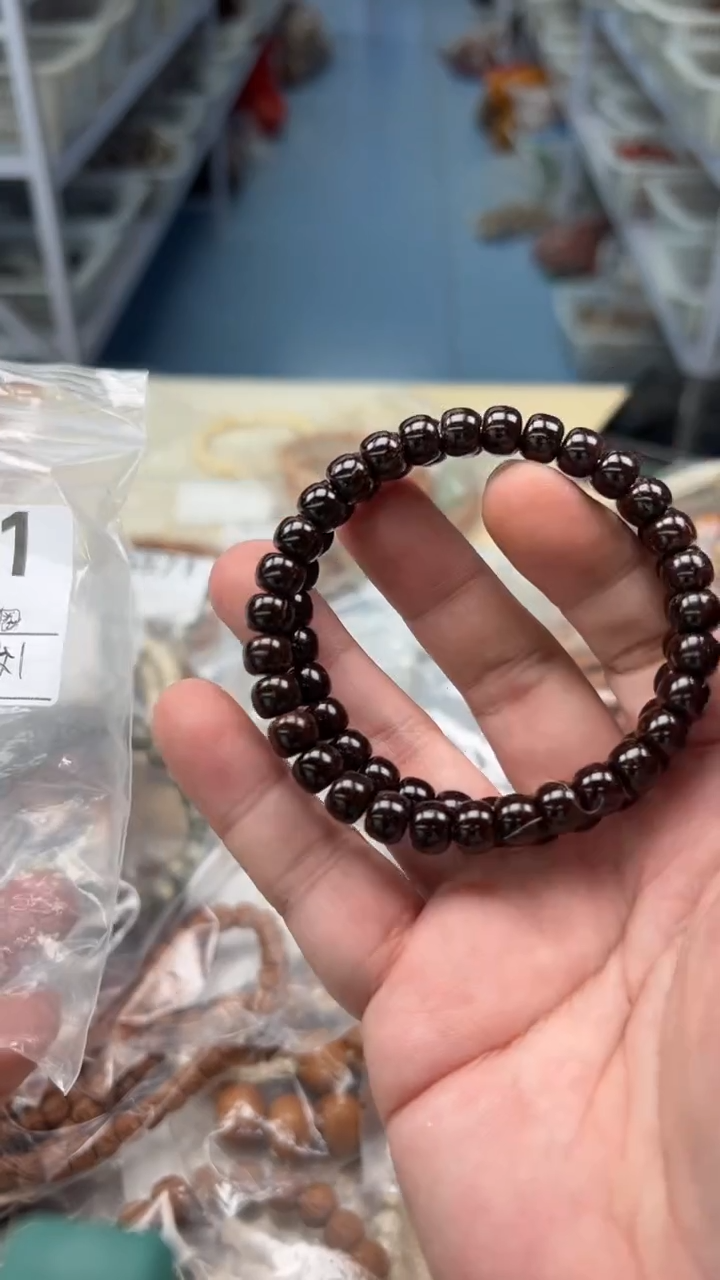 手串椰蒂卡8*7单圈原生态3721