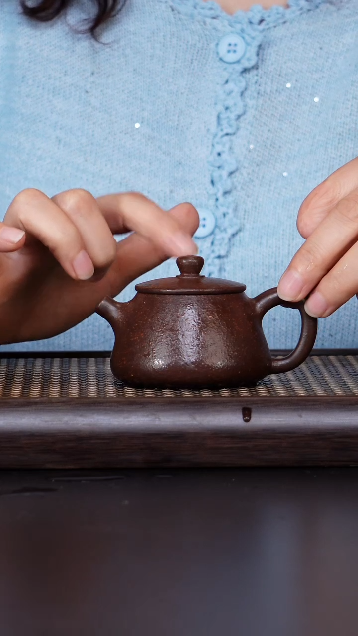 茶壶紫砂龙山紫袍 小高瓢