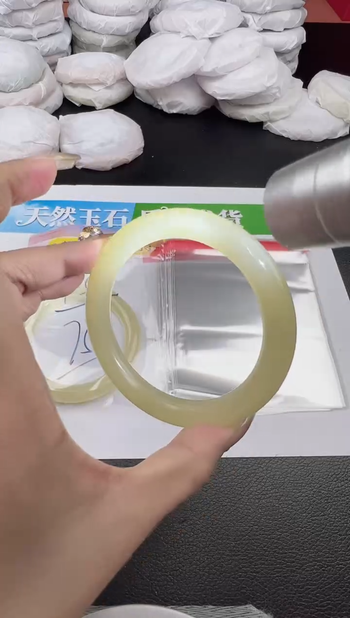 未镶嵌手镯石英质玉圈口 57 58