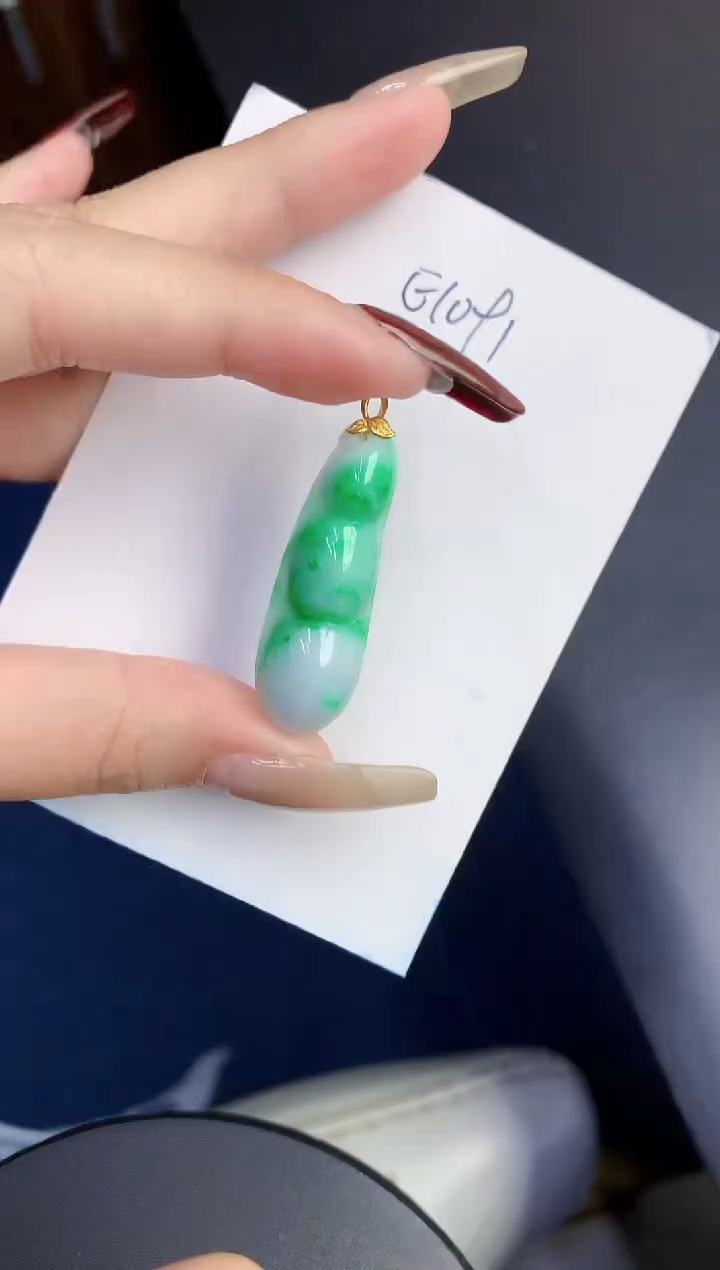 【闪购商品】翡翠颈饰18K金镶嵌0000000000