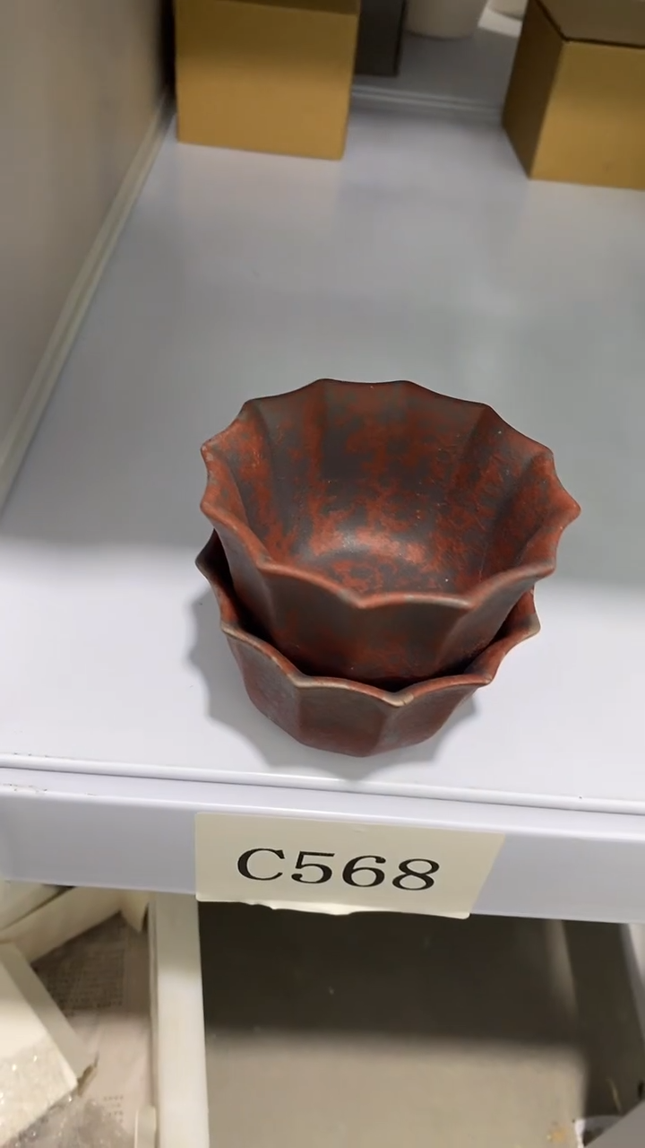 瓷片一对陶瓷茶具茶器