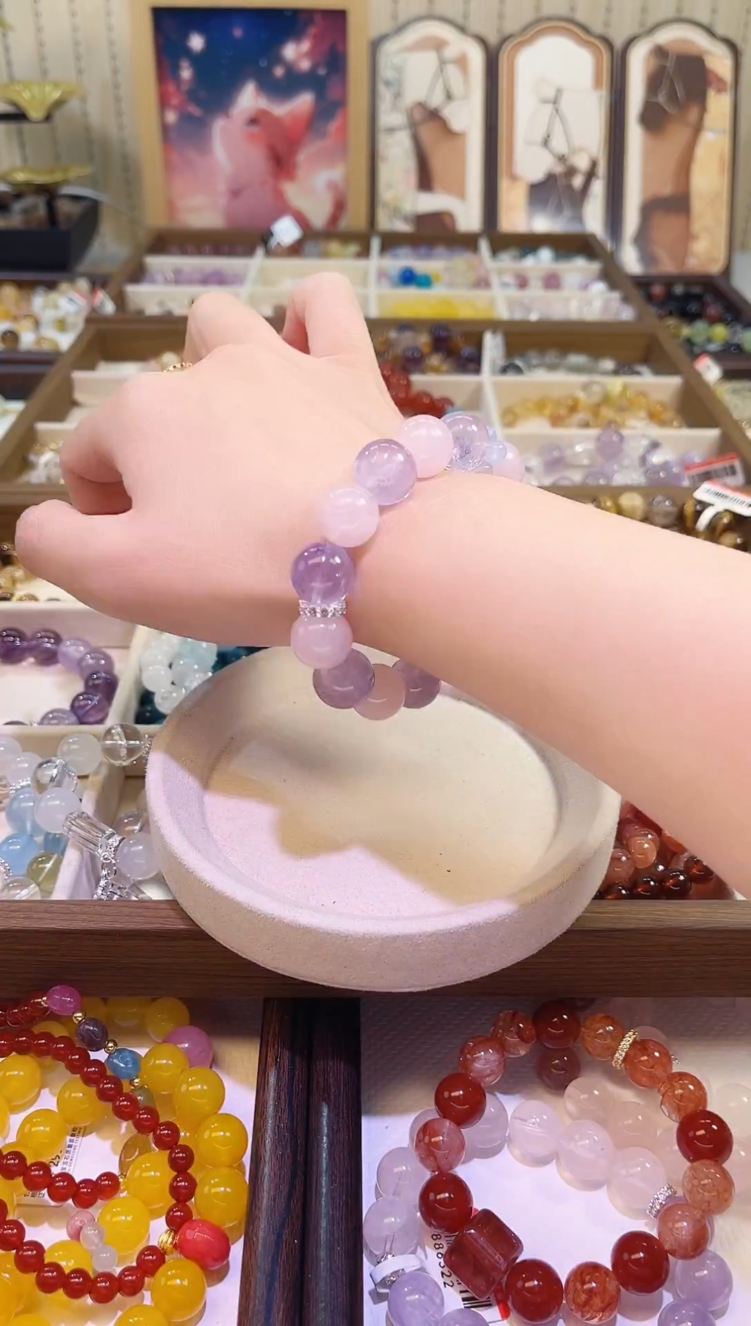 未镶嵌手链水晶1