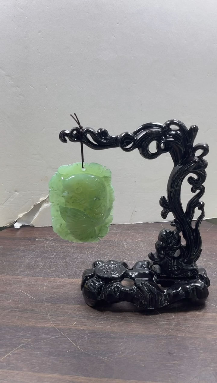 玉状**晴鱼家居雕件摆件