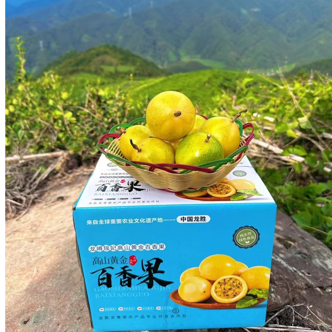 龙脊高山百香果钦蜜9号当季水果新鲜现摘产地直发
