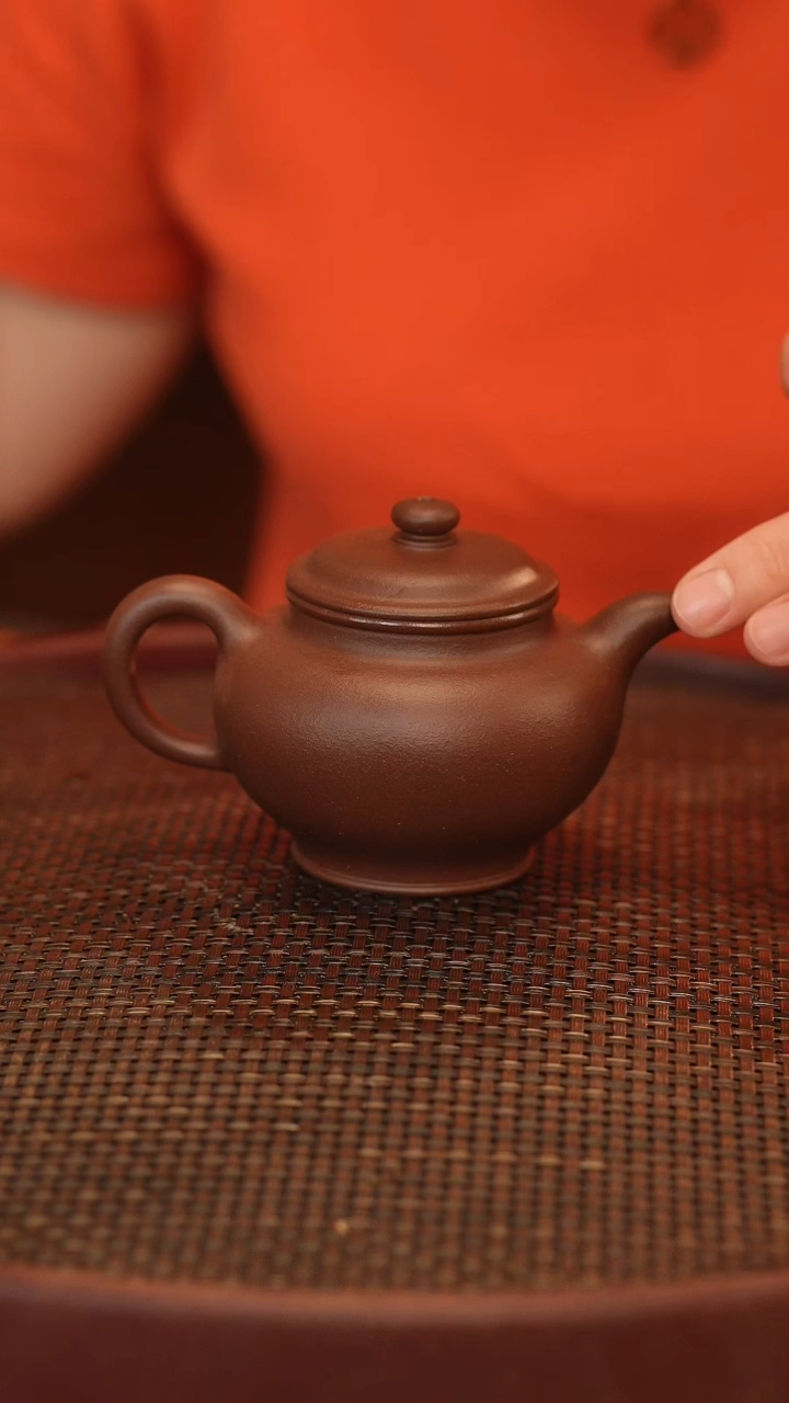 茶壶紫砂掇只 紫泥 180cc