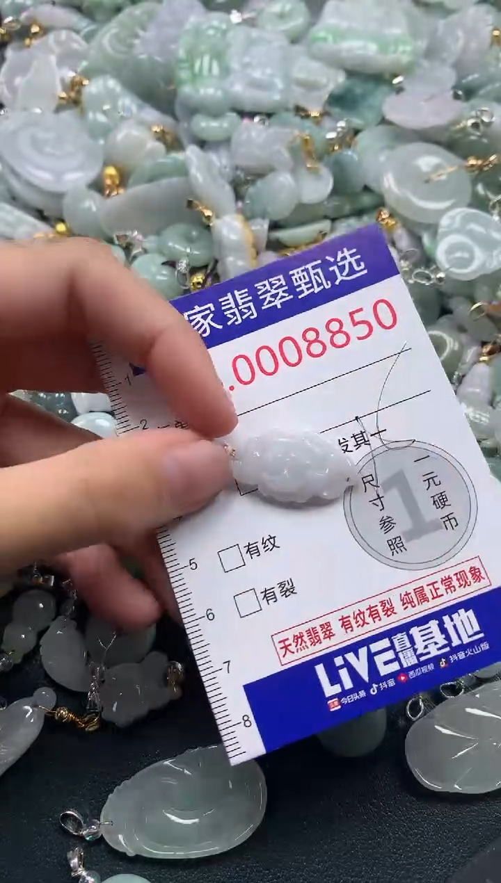 吊坠(不含链)未镶嵌翡翠8850