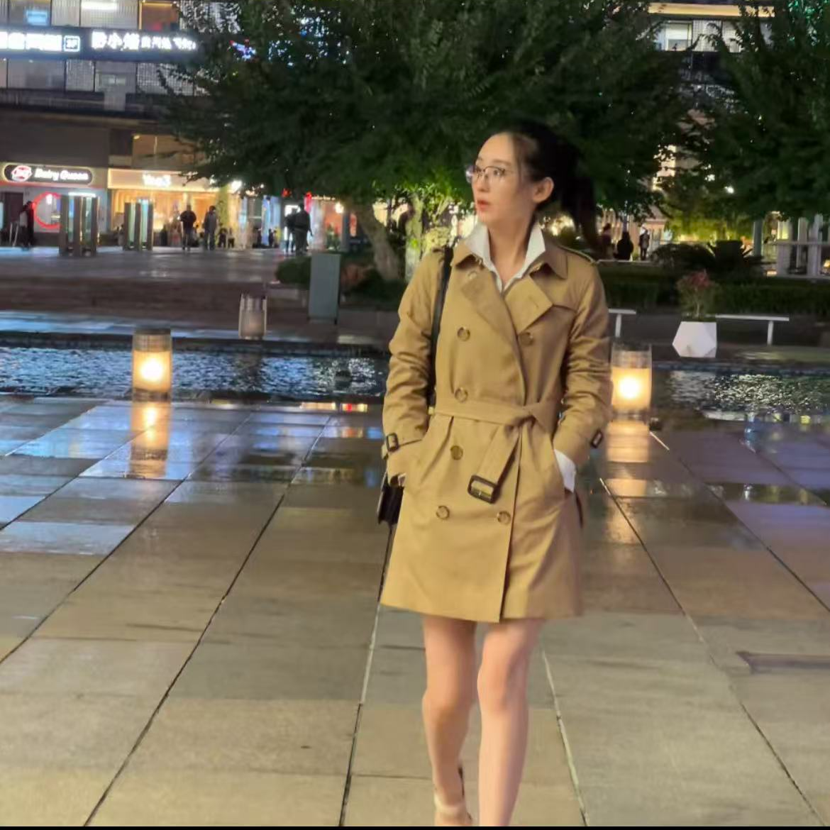 【29#-1】女装中长款大货外套长款女士气质中长款休闲秋季风衣女