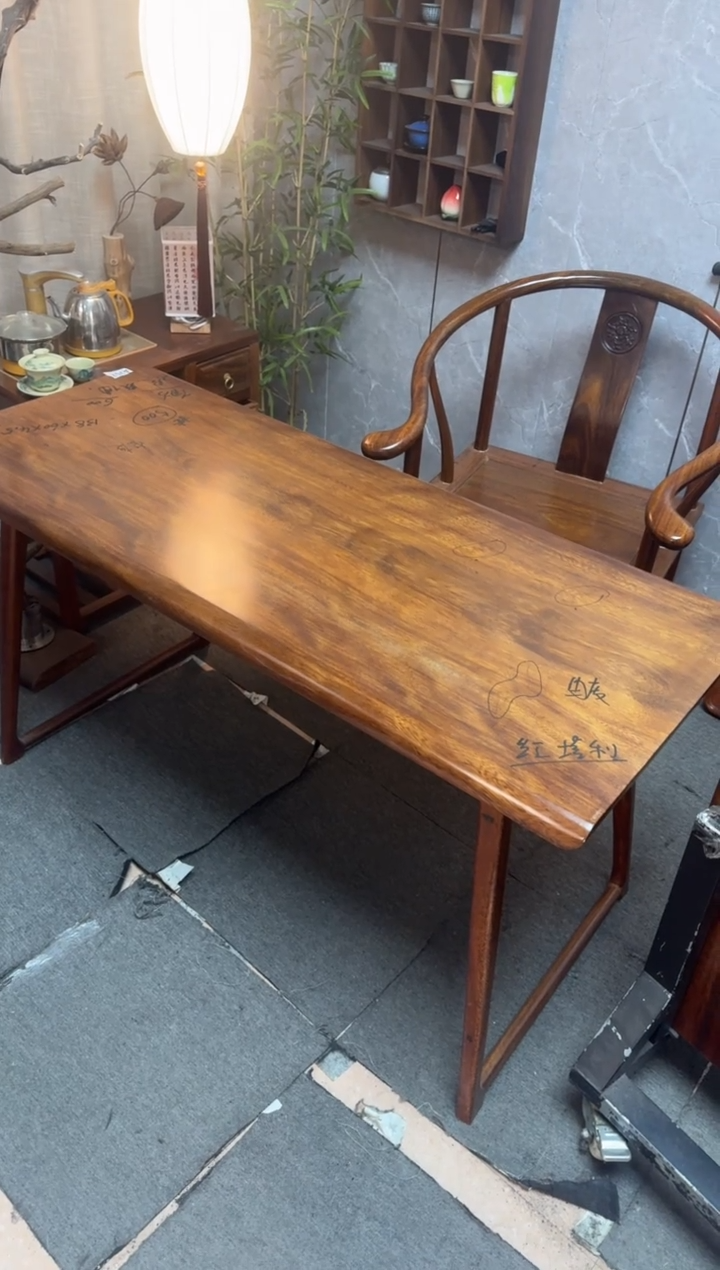 木（非红木类）进口款A757红塔利138*60*4.5微瑕带腿