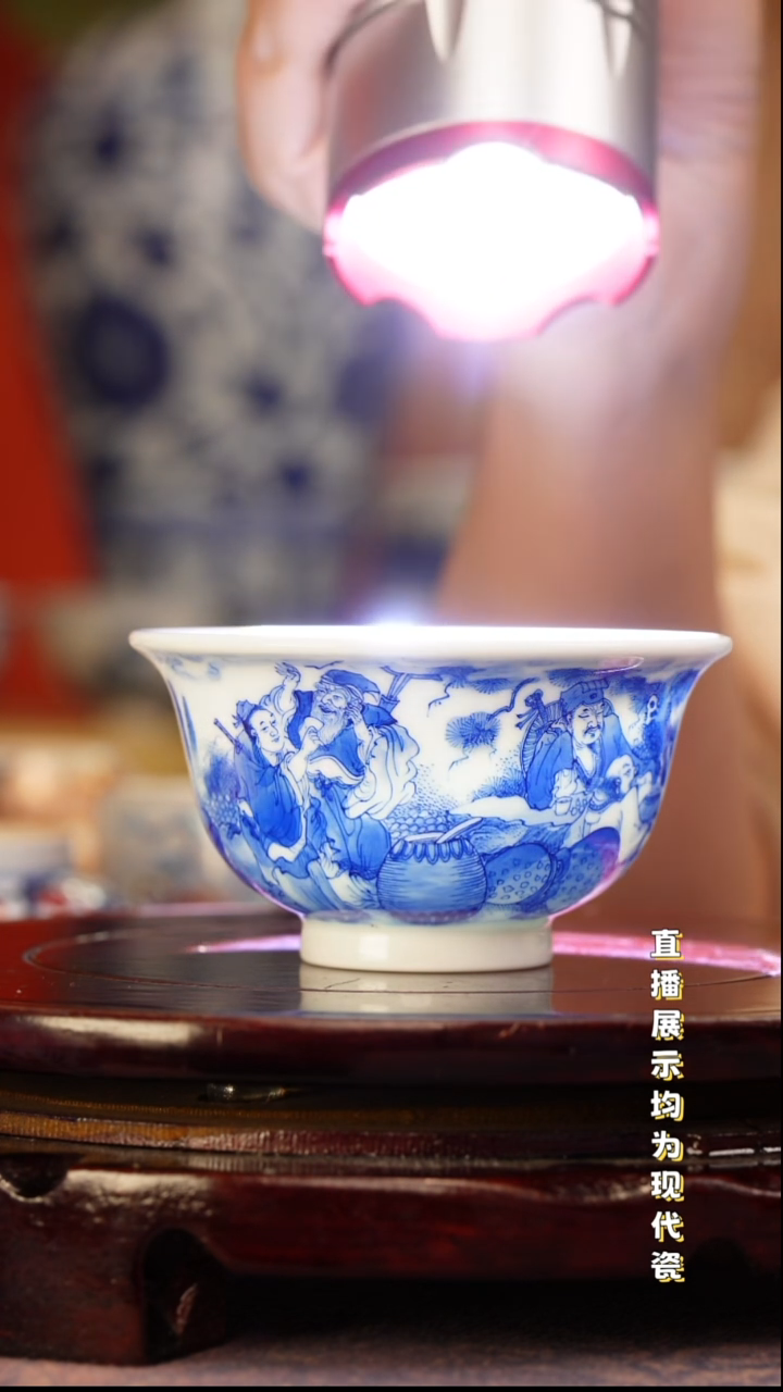 景德镇手工手绘陶瓷杯