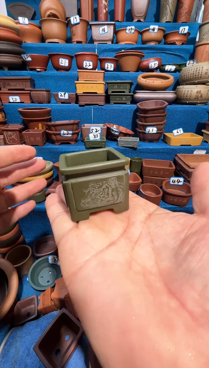 【闪购商品】紫砂紫砂花盆4*3.5