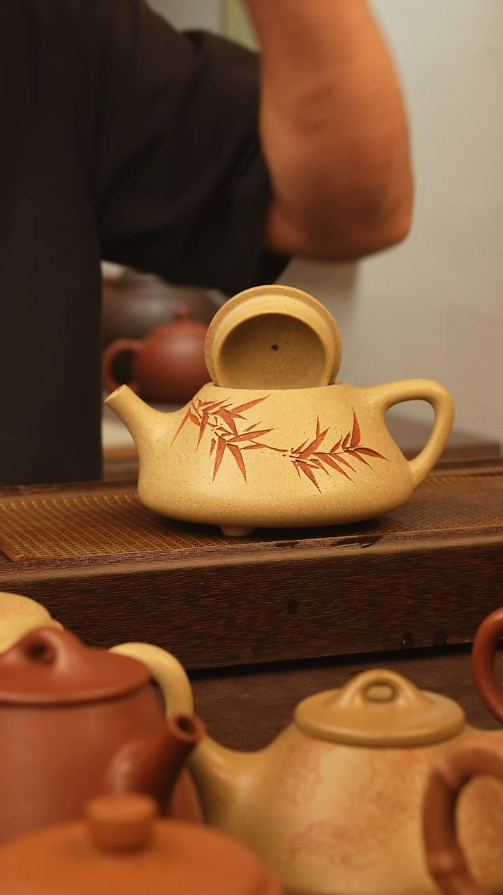 茶壶紫砂宜兴原矿紫砂壶（封釉）