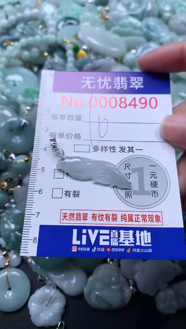 颈饰未镶嵌翡翠8490