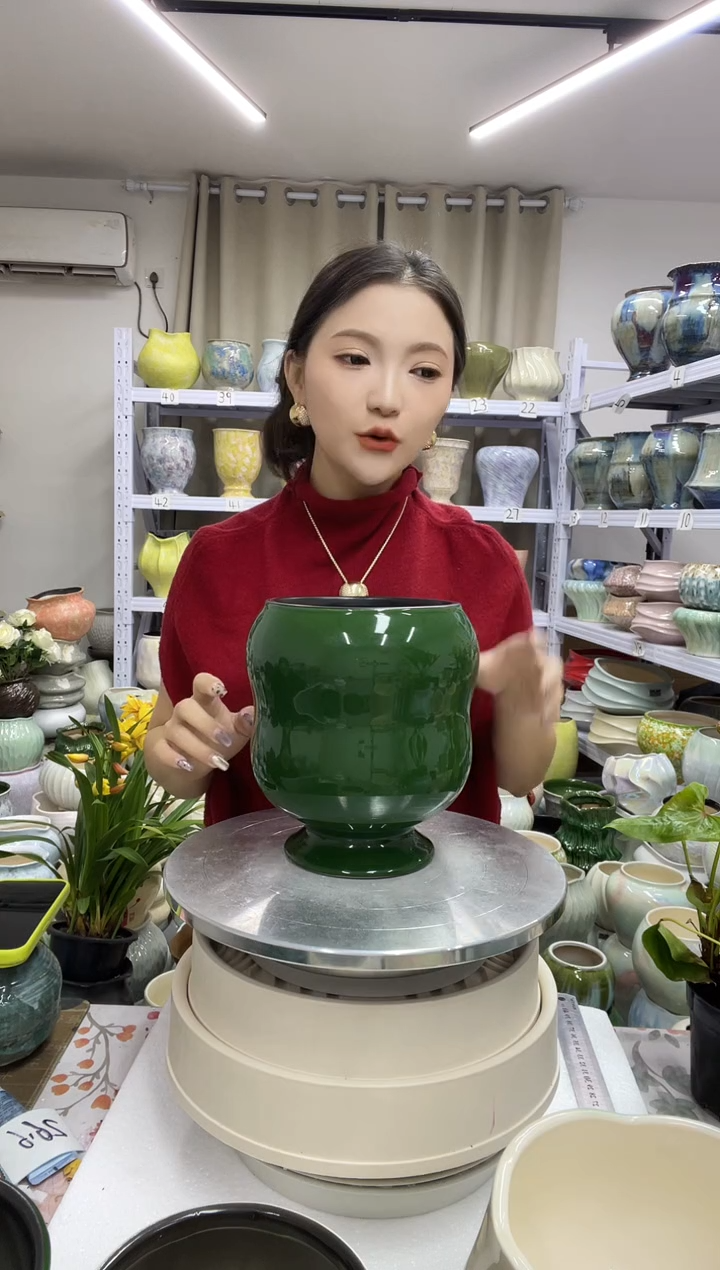 12.11【花盆链接】  高 ： 19口:13.5