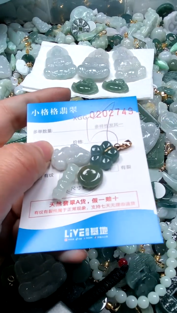 【闪购商品】翡翠颈饰未镶嵌闪购商品0202749