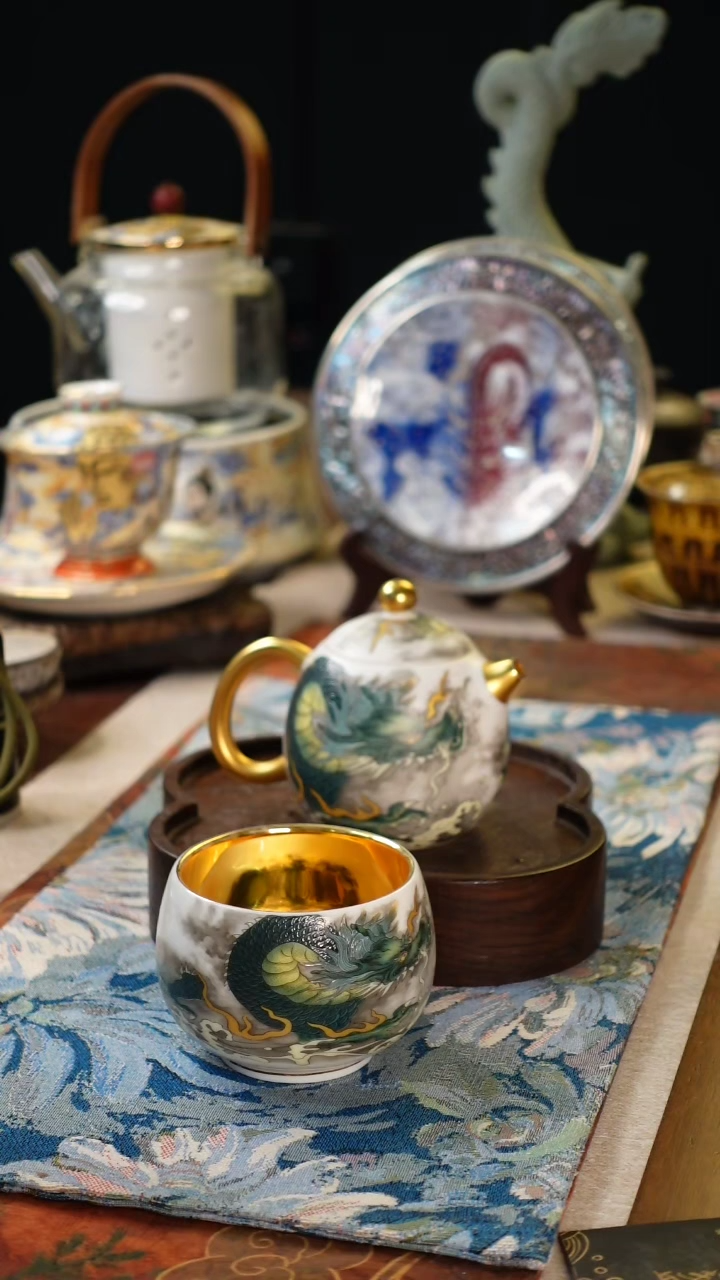 【闪购商品】青龙龙蛋壶加同款主人杯