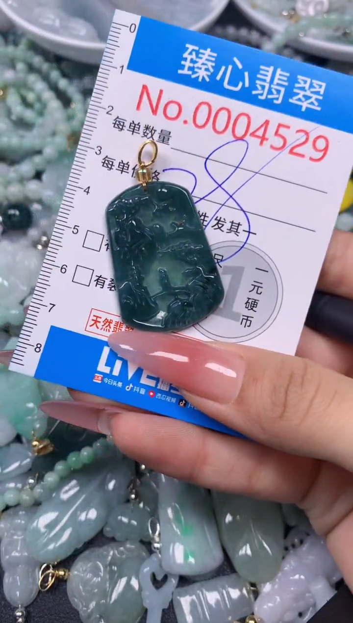 【闪购商品】翡翠颈饰未镶嵌含绳0004529