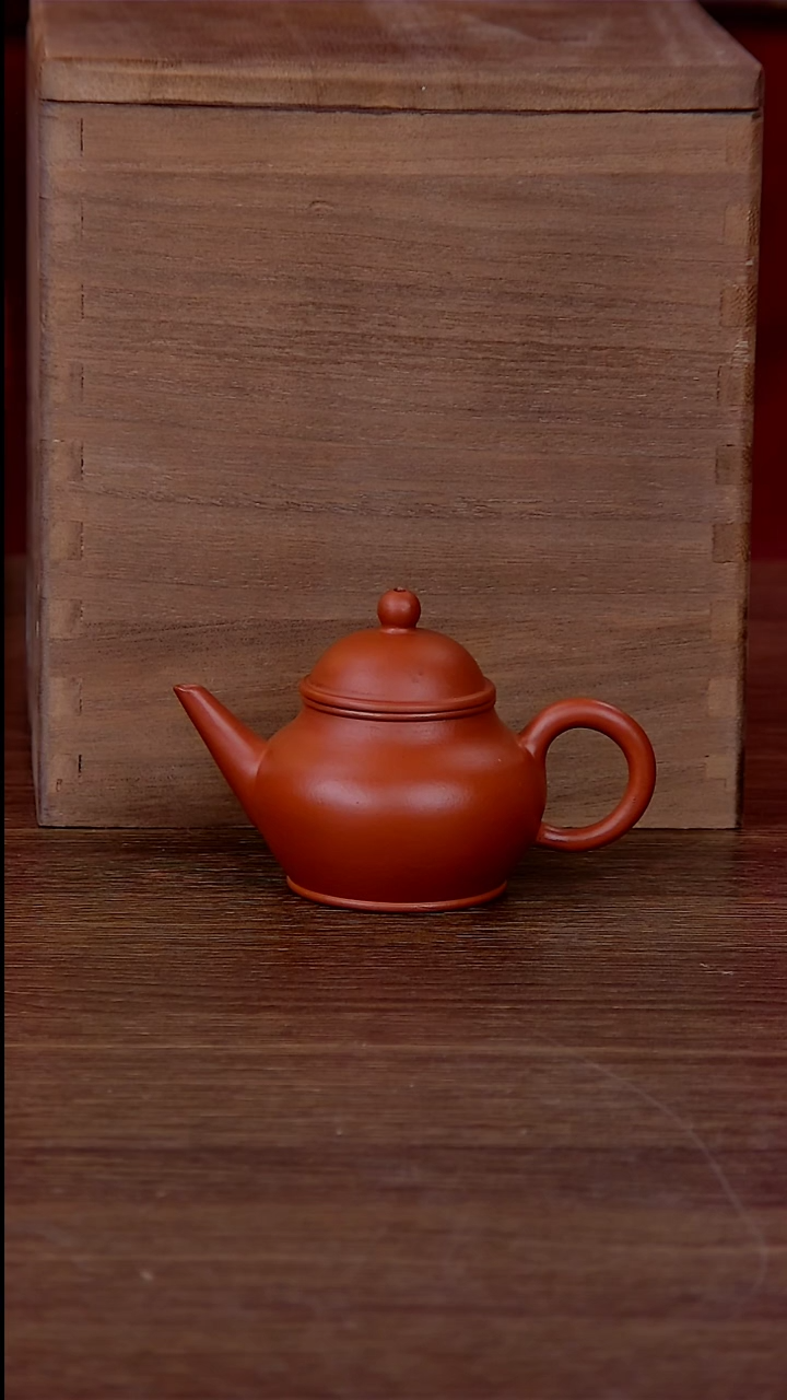 【闪购商品】紫砂茶壶朱泥芭乐62CC