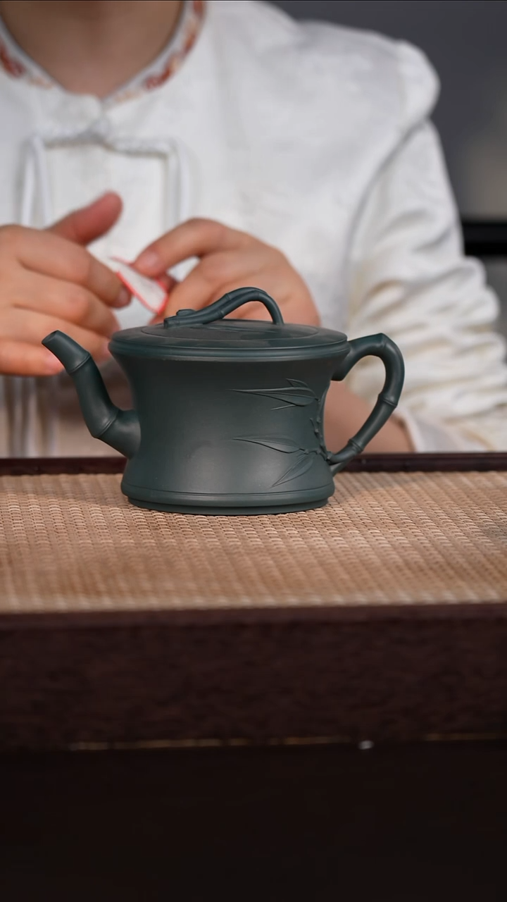 茶壶紫砂绿泥 400cc