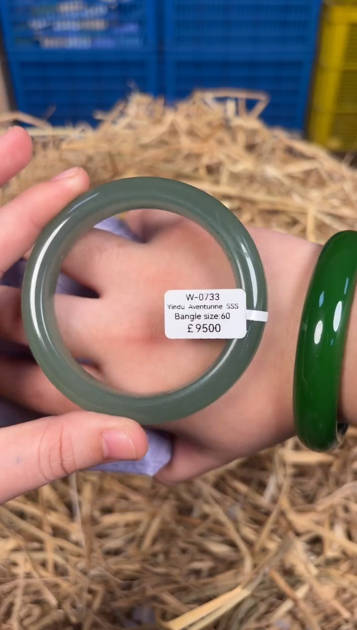 未镶嵌手镯石英质玉W0733