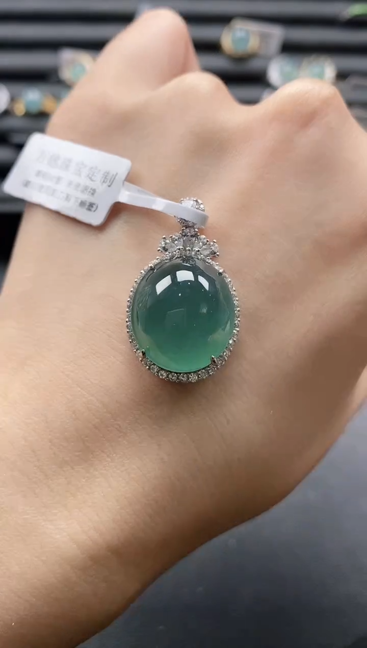 【闪购商品】翡翠戒指银S925镶嵌11111