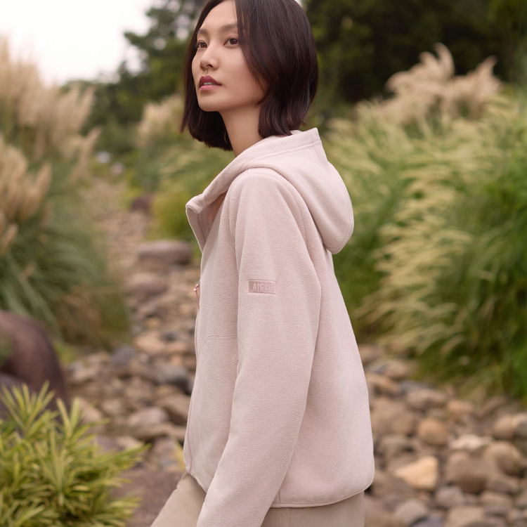 【爆款限时优惠】AIGLE艾高运动户外休闲全拉抓绒衣女BE06