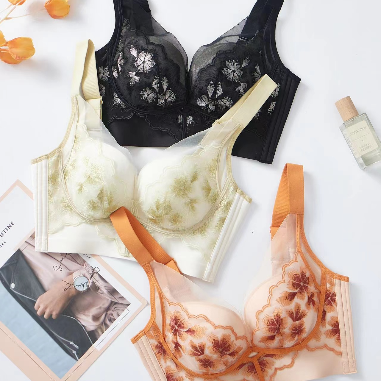 9805女士新款舒适柔软无痕文胸