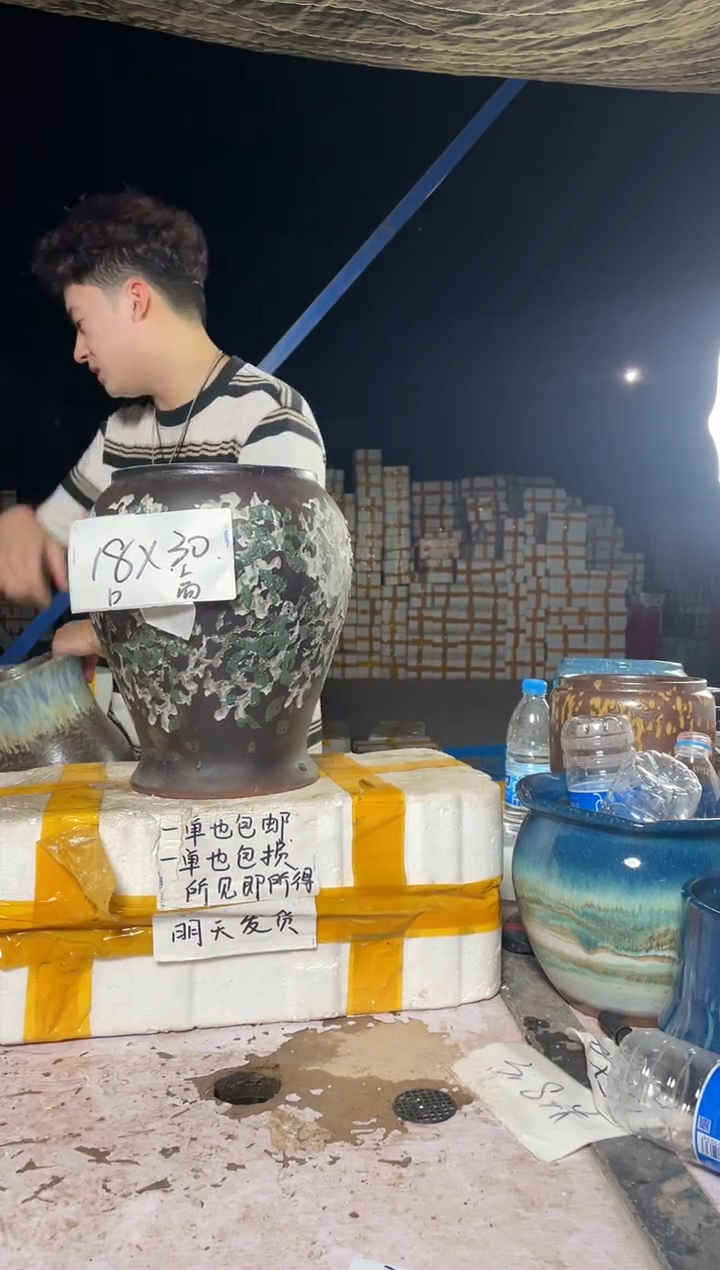 紫砂花盆宜兴紫砂粗陶花盆花盆18/30