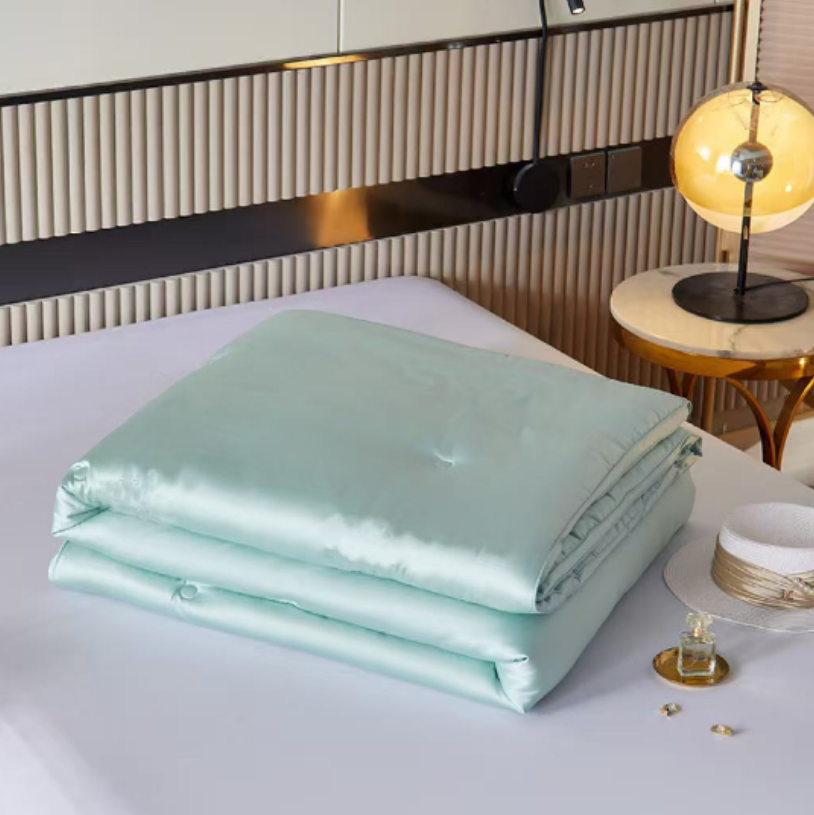 沃尔德双人舒肤天丝棉蚕丝冬被 200*230 纯色温暖亲肤轻奢