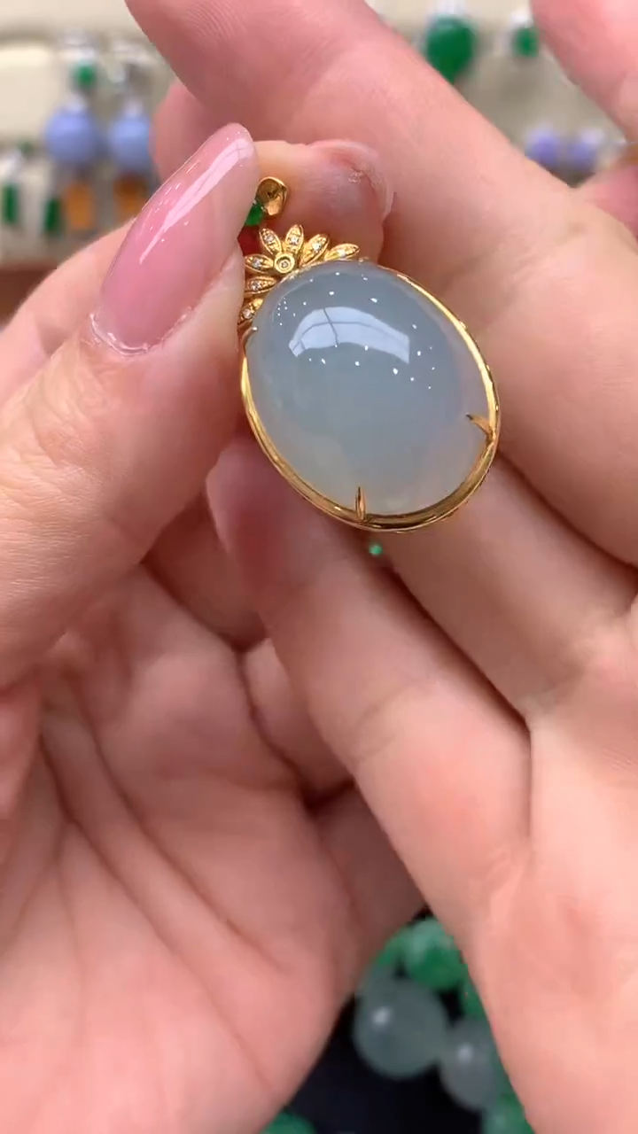 【闪购商品】翡翠颈饰未镶嵌12-天然翡翠