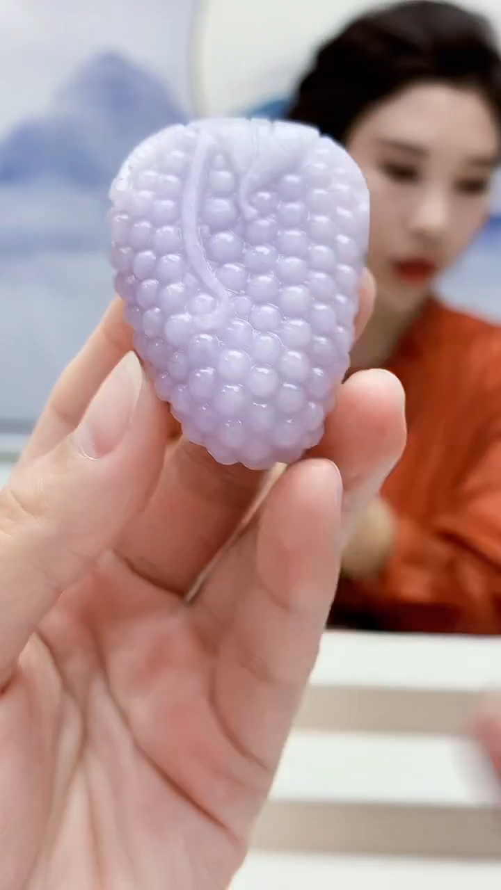 未镶嵌定制翡翠4829lr-毛货挂件30